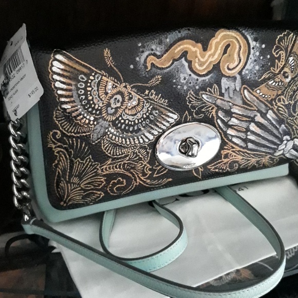 Coach NWT orignal Handpainted bag xchelsea - Picture 2 of 4